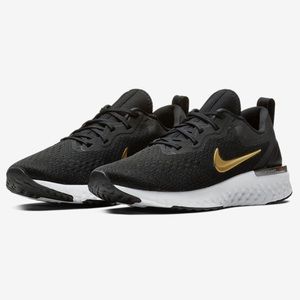 Nike Odyssey React Black and metallic gold
